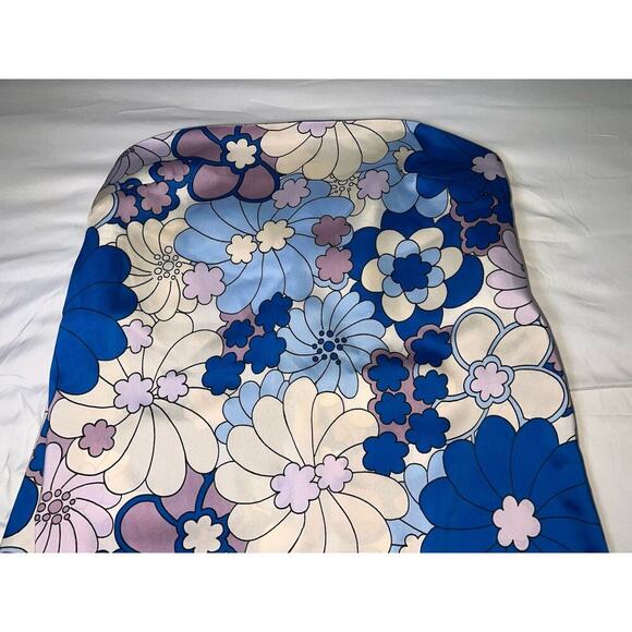 Zara Strapless Floral Dress - Blue and Purple - Picture 6 of 14